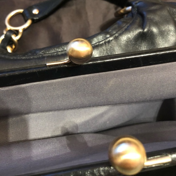 Authentic Coach Genuine leather and suede beautiful C pattern handbag - Picture 8 of 16